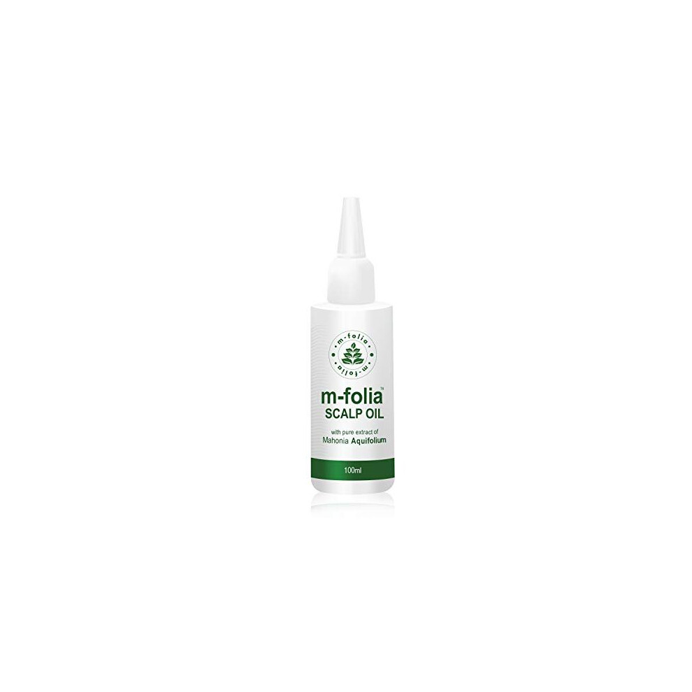 M-FOLIA Psoriasis Scalp Oil Specially Formulated to Treat Hair and Scalp for Symptoms of Psoriasis and Eczema using Mahonia Aquifolium Extract an