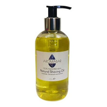 Natural Shaving Oil 250ml Lavender, Geranium & Lemon Pre Shave Oil 100% Pure with Pump Dispenser or Use as a Post Shave Moisturiser Unisex