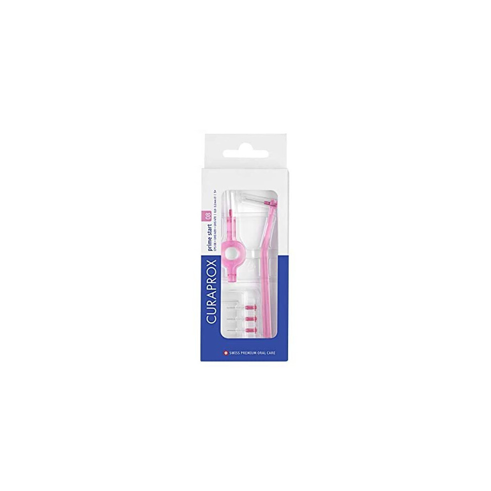 Curaprox CPS 08 Interdental Starter Kit, Pink, 19 g, CPSK-08