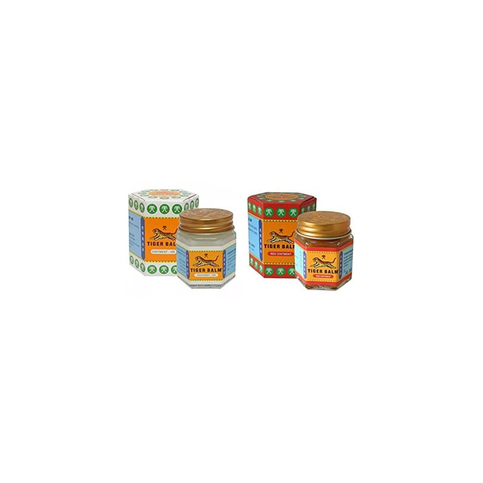 Pack Tiger Balm Red/White 30g (Pain Relief) - NaturalBalm