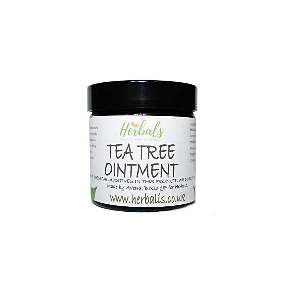 100% Natural Healing Tea Tree Ointment: for nail infections, athletes foot, bad odours and more 60ml