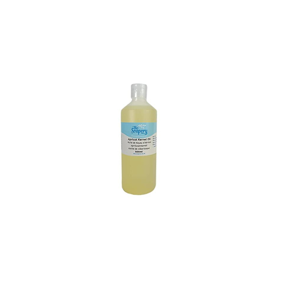 Thesoapery Apricot Kernel Oil 500Ml - Cosmetic Grade - Carrier Oil For Massage And Aromatherapy