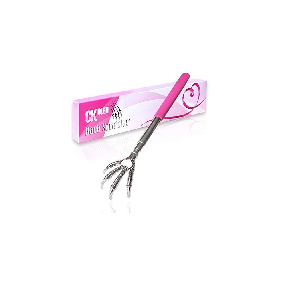 Ckolen Telescopic Back Scratcher, Extendable Massager Stick - Portable Massage And Itching Relief Tool