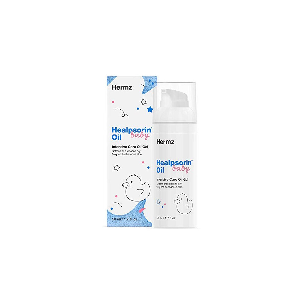 Healpsorin Soothing Baby Oil Gel - Cradle Cap Treatment - Easy-Absorption With No Greasy Residue - Moisturize, Revitalize & Enhance Skin Barrier Hermz Laboratories