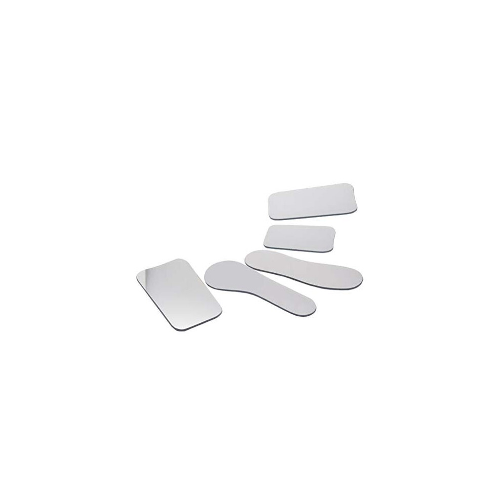 Healifty Intraoral Dental Photography Mirror Mouth Speculum Inspection Mirror Stomatoscope 5Pcs