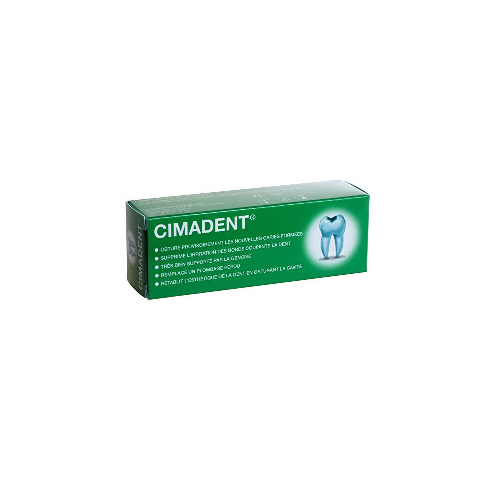 CIMADENT Temporary Dental Cement to Clog a Caries or a Lost Filling