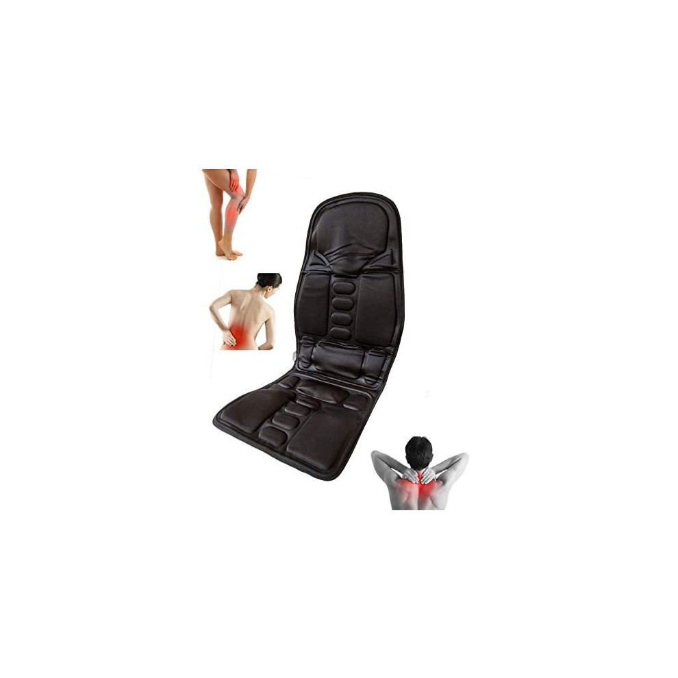 Tavalax Full Body Massage Spa Mat & Massage Seat Cushion Back Massager with Massage Zones Heat Function (Standard Massage Spa Mat)