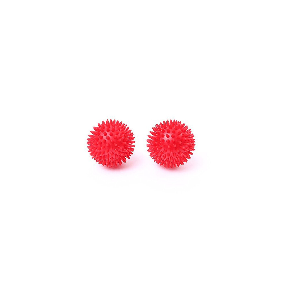 66Fit 8Cm Hard Spiky Massage Balls X 2Pcs