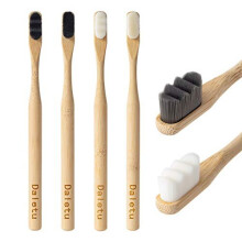 Daletu Toothbrush, Bamboo Toothbrush Soft Bristle Adult, 20000 Bristle Toothbrush Bamboo, Extra Soft Toothbrush for Sensitive Teeth Gums, Eco Fri