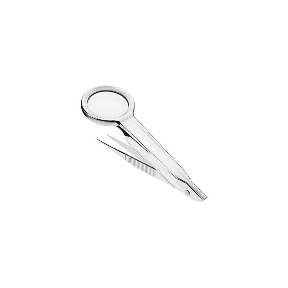 First Aid Only Tweezers With Magnifier, Max. 4.5X Magnification, P-100111 Units
