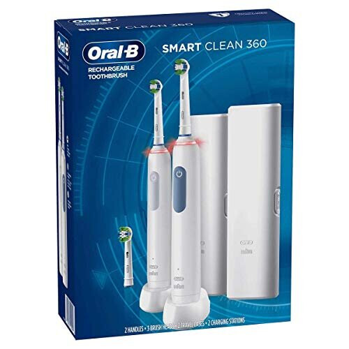 Oral-B Oral-B Smart Clean 360 Rechargeable Toothbrushes, 2 Pack