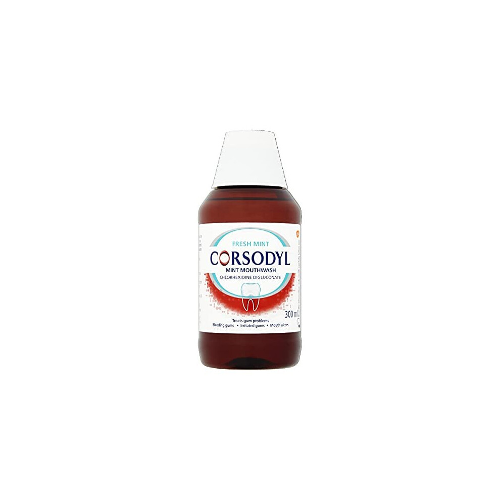 Corsodyl Mouthwash Mint, 300 ml