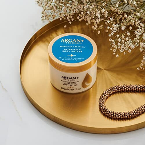 Argan+ Ultra Rich Body Butter, Moroccan Argan Oil Vegan Moisturising
