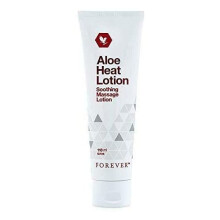 Forever Aloe Heat Lotion Soothing for Stressed Muscles Massage Cream