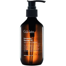 Gya Labs Energizing Massage Oil for Youthful, Supple Skin (200ml) - Crafted with Lemon, Grapefruit, Rosemary, Peppermint, Pine Needle, Jojoba & A