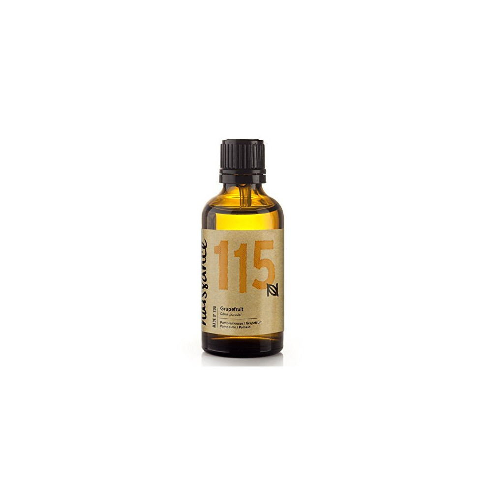 Naissance Grapefruit Essential Oil 50Ml - Pure, Natural, Cruelty Free, Vegan, And Undiluted - For Use In Aromatherapy, Massage Blend & Diffusers