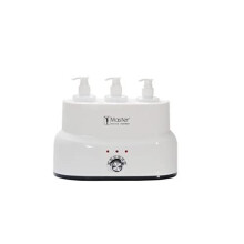 Master Massage Patent Convenient 3-Bottle Automatic Massage Oil Warmer Heater for Salon SPA Massage Body Therapy, White