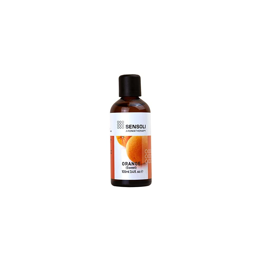 SENSOLI Orange, Sweet Essential Oil 100ml - Pure and Natural Essential Oil for Aromatherapy and Diffusers