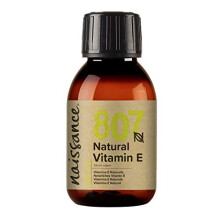 Naissance Vitamin E Oil (no.807) 100ml - Natural, Vegan, Cruelty Free, Hexane Free, No GMO