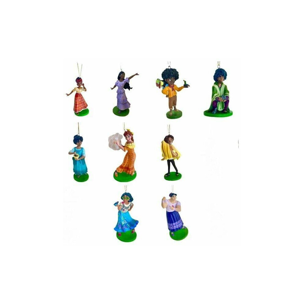 Encanto Madrigal Set Of 9 PVC Ornament Set Figure Figurine 3 Holiday