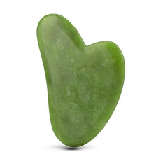 Gua Sha Tool, Jiasoval Jade Guasha Massage Tool, Natural Gua Sha Stone Scraping Massage Tool Set, Jade Stone Face Skincare Tool for Slimming and