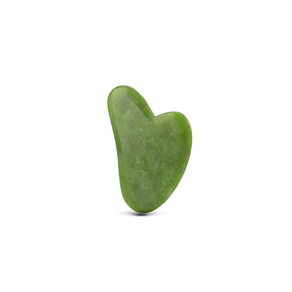 Jiasoval Gua Sha Tool, Jade Guasha Massage Tool, Natural Gua Sha Stone Scraping Massage Tool Set, Jade Stone Face Skincare Tool For Slimming And