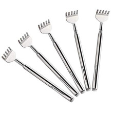 5 Pcs Telescopic Back Scratcher Portable Extendable Back Scratcher Back Massager Tool with Pocket Clip