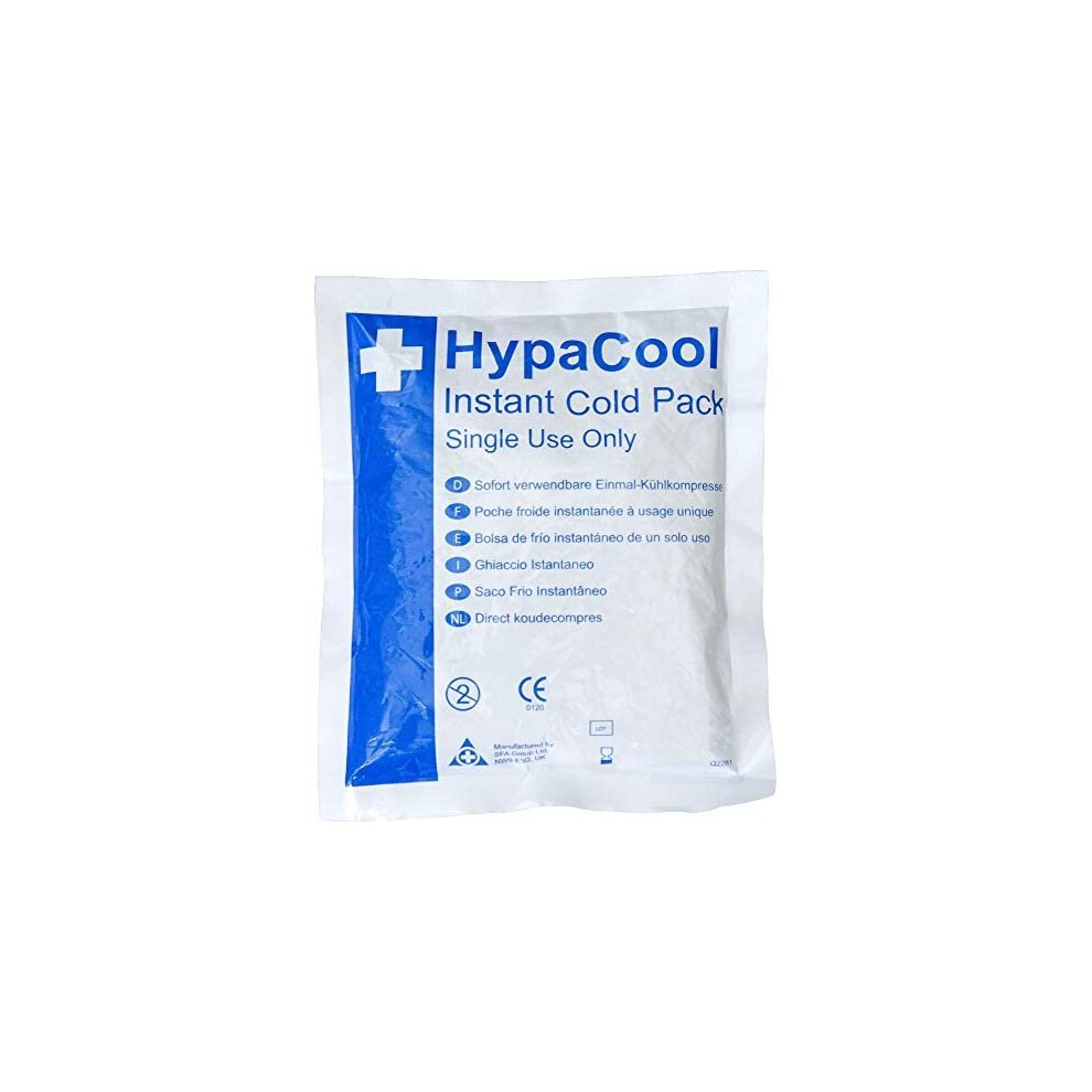 Safety First Aid Group Hypacool Instant Cold Pack, Compact, 12.5 X 15Cm (Pack Of 24)