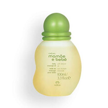 natura - Mame e Beb Baby Massage Oil - 100% Vegansk - Skonsam & Lätt Formel - 99% Naturligt Ursprungs - Alla Hudtyper - Cruelty Free