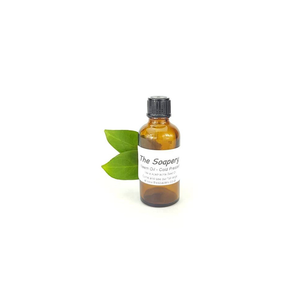 Thesoapery Neem Oil 50Ml - Cold Pressed, Virgin, Unrefined - 100% Natural