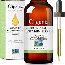 Cliganic, Huile de Vitamine E 100% Pure, 30 000 UI, 1 fl oz (30 ml)