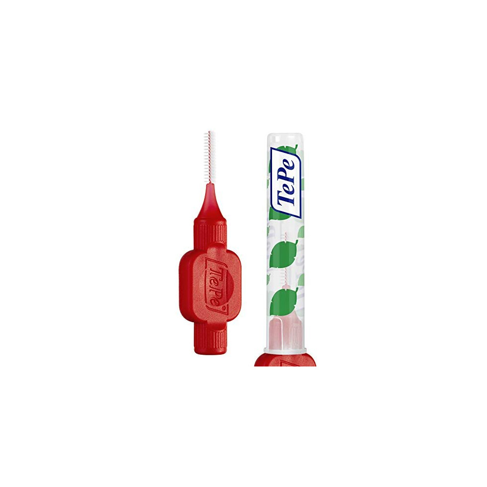 TEPE Interdental Brushes Red Original 0.5 mm / Simple and Effective Cleaning of interdental Spaces / 1 x 20 Brushes