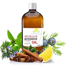 Weight loss Fat Burner Anti Cellulite Oil 100% Natural with Pure Essential Oil of Lemon, Rosemary, Cinnamon, Basil, Juniper Berry - Penetrates Sk
