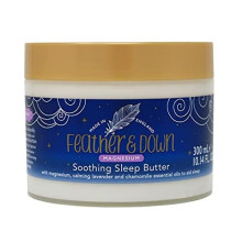 Feather & Down Magnesium Soothing Sleep Butter (300ml) - With magnesium, calming lavender & chamomile essential oils to aid sleep. Vegan Friendly