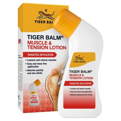 Tiger Balm Muscle and Tension Lotion with targeted applicator 80ml 1