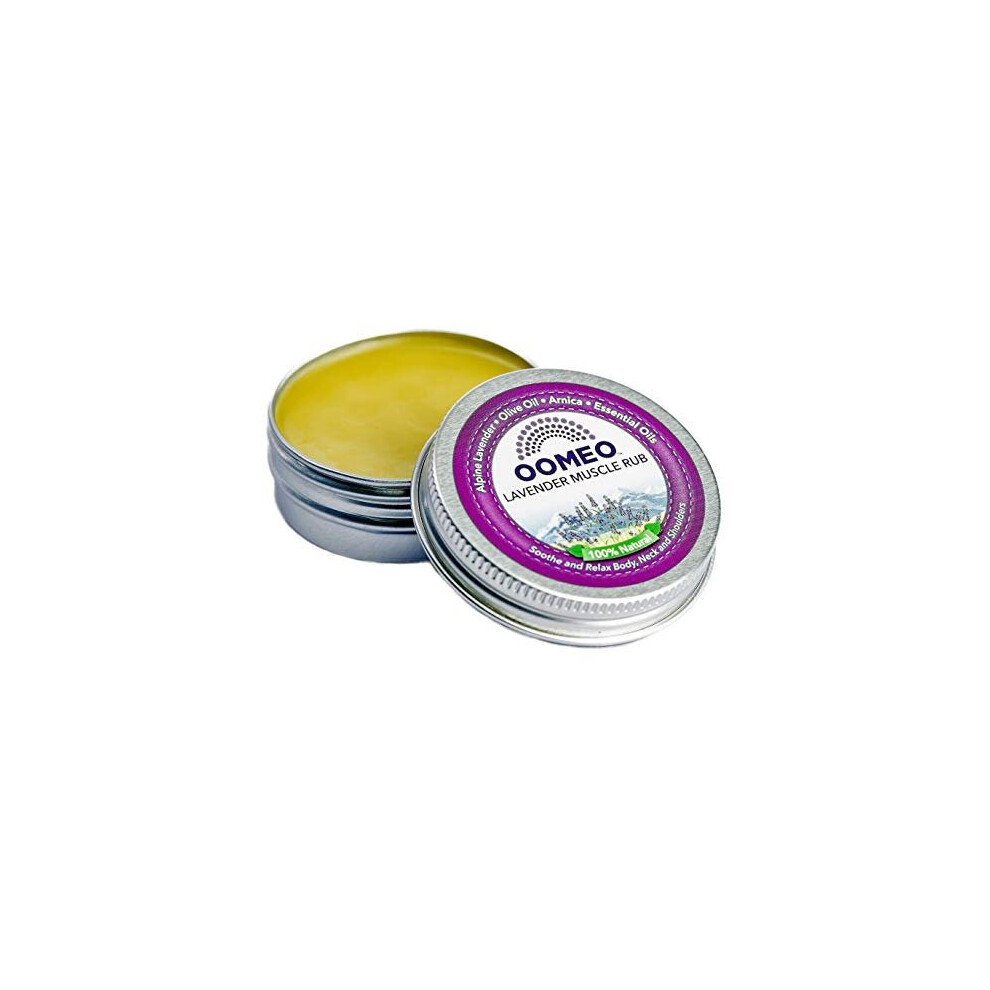 Oomeo Lavender Muscle Rub With Arnica - Massage And Reflexology - 30Ml - 100% Natural