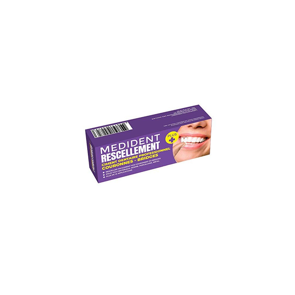 Dental Cement Medident For Recementing Crowns Or Bridges-Stronger Bond