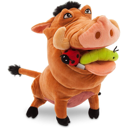 Disney Disney Store Pumbaa Medium Soft Plush Toy, Suitable for All Ages