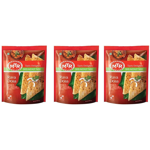(Pack of 3) MTR Ready Mix Rava Dosa 500g