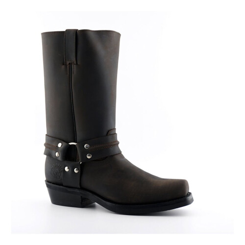 (45) Grinders Renegade Hi Brown Unisex Leather Boots 1