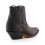(44) Grinders Brown Mustang Slip On Cowboy Ankle Boot 5