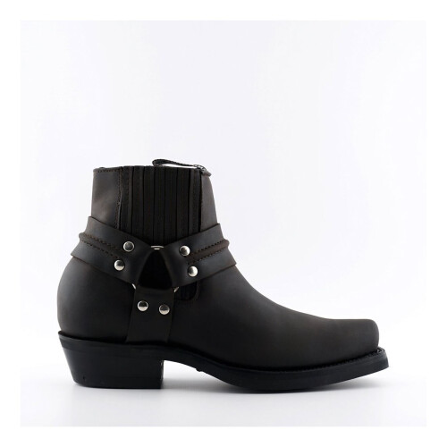 (46) Grinders Renegade Lo Brown Unisex Leather Boots