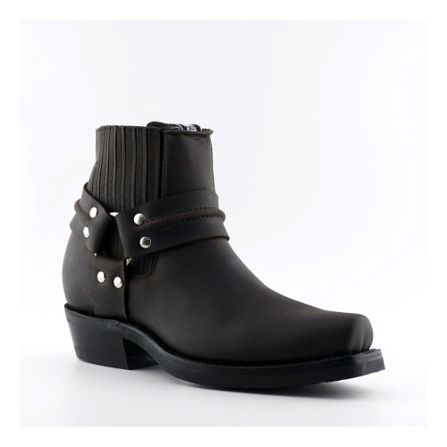 (46) Grinders Renegade Lo Brown Unisex Leather Boots 1