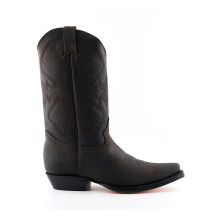 (43) Grinders Louisiana Brown Mens Heel Leather Boots
