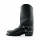(43) Grinders Leather Mens Eagle Hi Black Biker Boots 4