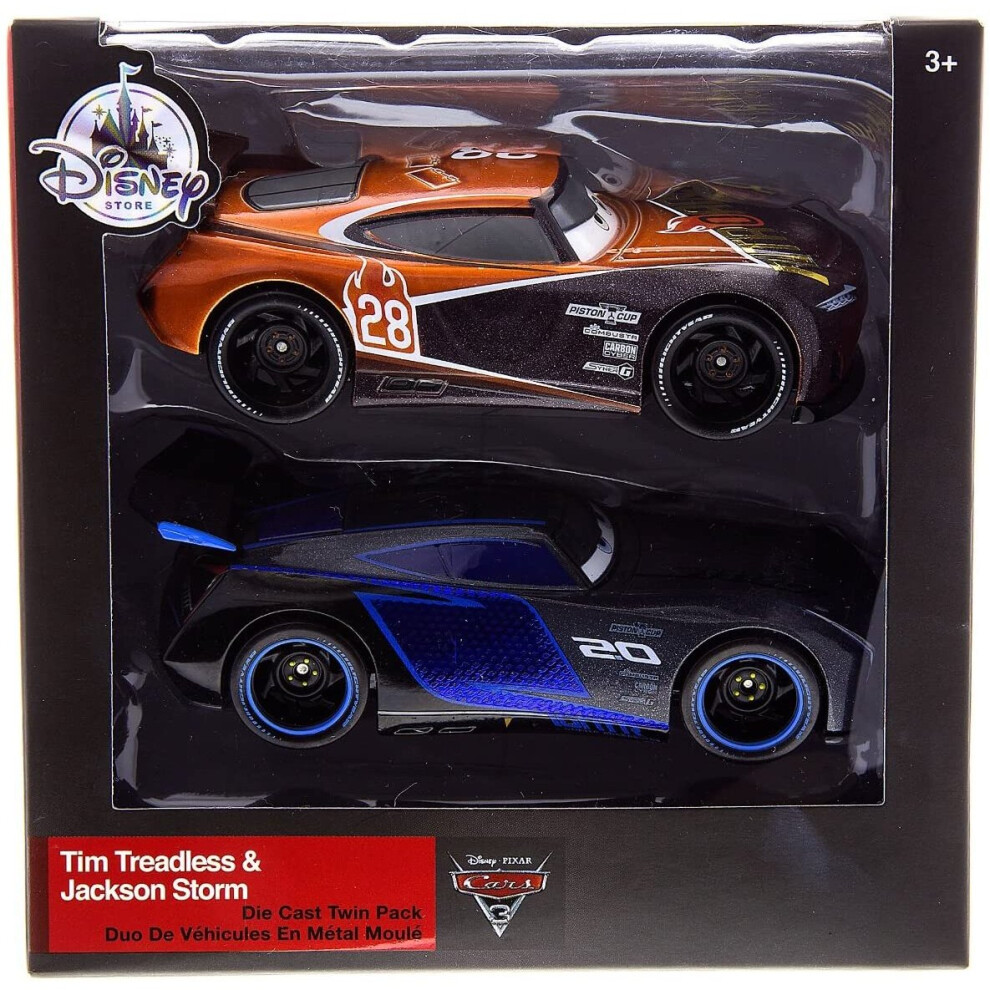 Disney Disney/Pixar Cars 3 Tim Treadless And Jackson Storm Die Cast Twin Pack