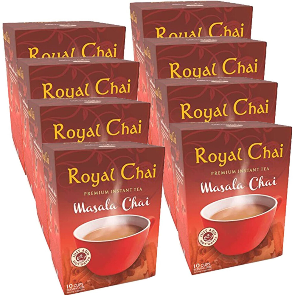 (Pack of 8	) Royal Chai Masala Unsweetened 180g