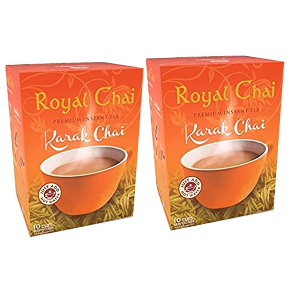 (Pack of 2	) Royal Chai Karak Chai Sweetened 200g