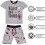 (9-10 Years) Boys Rocket Spaceship Blast Off Grey Pyjamas 4