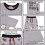 (9-10 Years) Boys Rocket Spaceship Blast Off Grey Pyjamas 5